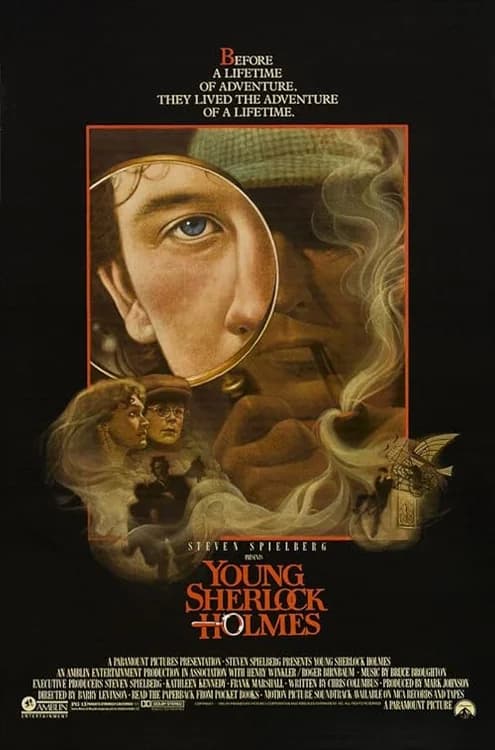Young Sherlock Holmes film posteri